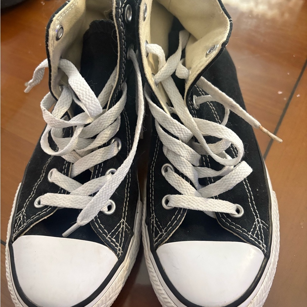 Converse Kids Black and White Sneakers